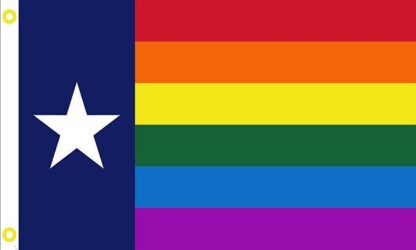 Texas Rainbow Flag