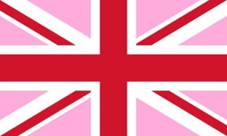 Pink United Kingdom Flag