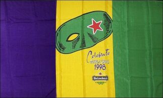 Mardi Gras Heineken Flag
