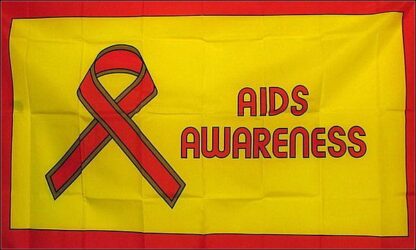 AIDS Awareness Flag