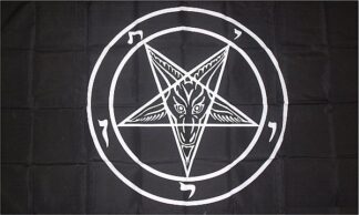 Satan Star Black Flag