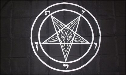 Satan Star Black Flag