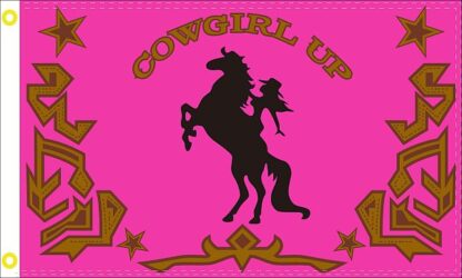 Cowgirl Up Flag