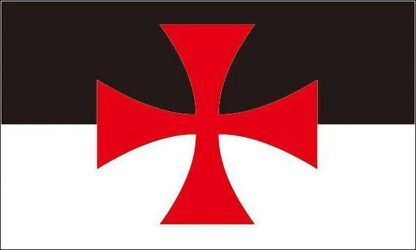 Crusader Knights Templar Flag