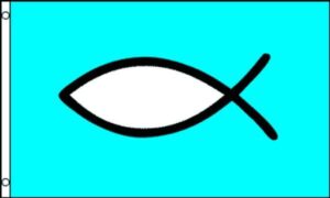 Christian Fish Flag