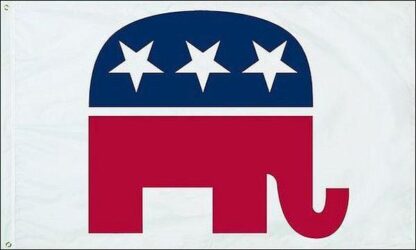 Republican Logo Flag