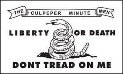 Culpeper Liberty or Death Gadsden Flag