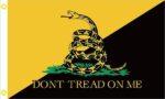 Gadsden Flag Black & Yellow 3x5 FT