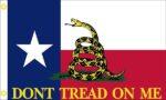 Texas Gadsden Flag 3x5 FT