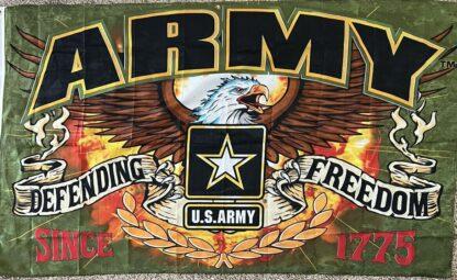Army Defending Freedom Gold Flag