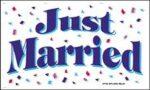 Just Married Flag 3x5 FT