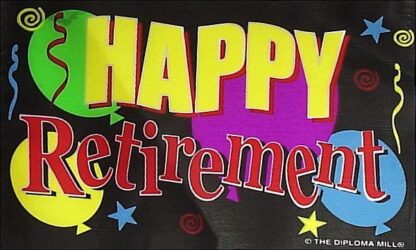 Happy Retirement Flag