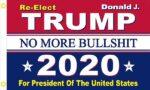 Trump 2020 No More Bullshit Flag #2 3x5 FT