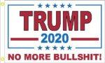 Trump 2020 No More Bullshit Flag #3 3x5 FT