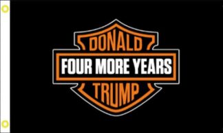Trump Four More Years Harley Flag