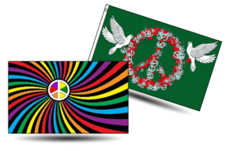 Peace Earth Flags