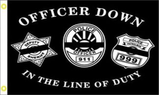 Officer Down Flag