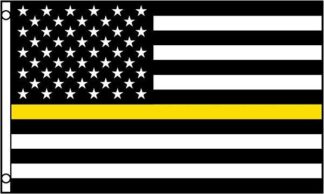 Thin Yellow Line USA Flag Security Guards & Tow Truck Drivers