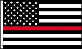 Thin Red Line USA Flag Fire Fighters