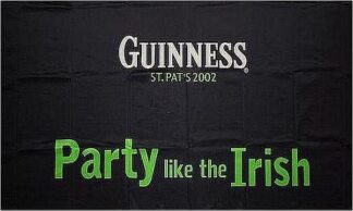 Guiness Party Like The Irish Flag
