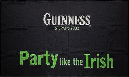 Guiness Party Like The Irish Flag