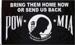 POW MIA Home Flag Black 3x5 FT