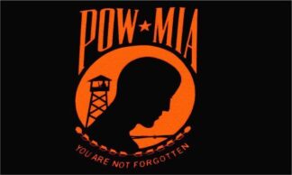 POW MIA Flag Orange Prisoner of War Missing in Action