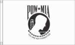 POW MIA Flag White 3x5 FT