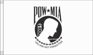 POW MIA Flag White Prisoner of War Missing in Action