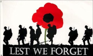 Lest We Forget Soldiers Flag