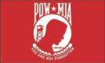 POW MIA Flag Red & White 3x5 FT