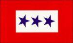 Three Star Service Flag 3x5 FT