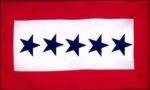 Five Star Service Flag 3x5 FT