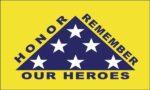 Honor Remember Our Heroes Flag 3x5 FT