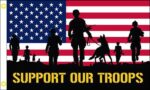 Support Our Troops Soldiers Flag 3x5 FT