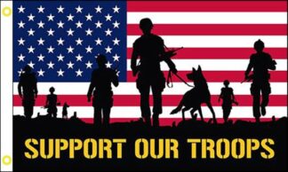 Support Our Troops Soldiers Flag