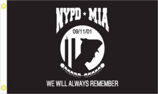 911 NYPD MIA Flag (New York Police Department)