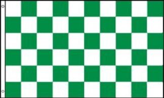 White Green Checkered Flag
