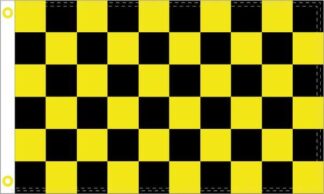 Yellow Black Checkered Flag