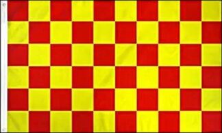 Red Yellow Checkered Flag