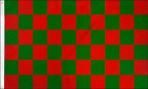 Green Red Checkered Flag