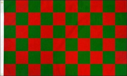 Green Red Checkered Flag