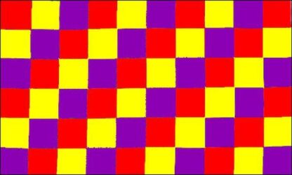 Red Yellow Purple Checkered Flag