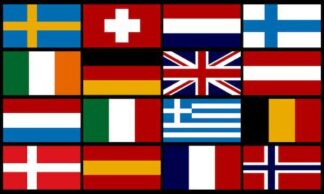 16 European Nations Flag