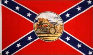 Rebel Ghost Rider Flag