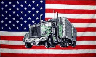 Trucker USA Flag