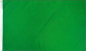 Green Solid Color Flag