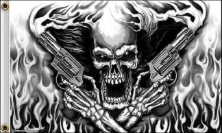Skull & Guns Flag