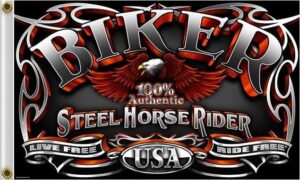 Steel Horse Rider Flag