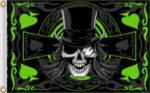 Mad Hatter Skull Flag 3x5 FT